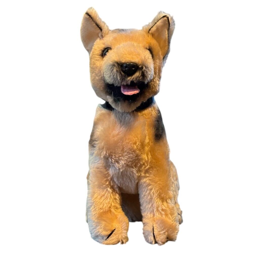 VTG 1975 Dakin Plush German Shepard Dog Stuffed Animal, EUC